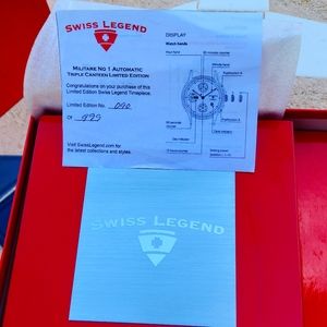 Swiss Legend Militare 1 automatic triple canteen Limited Edition